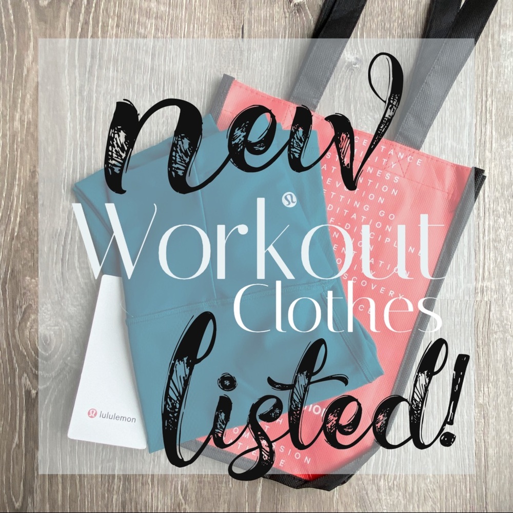 New leggings, tops & shorts listed!